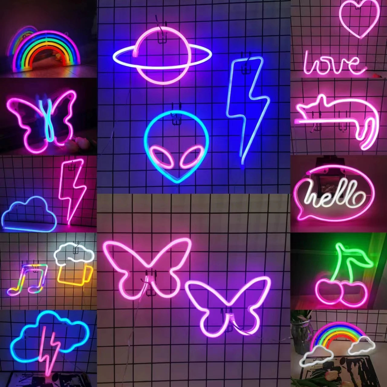 LED neon sign, USB/battery for bar, bedroom, game room, wall decoration